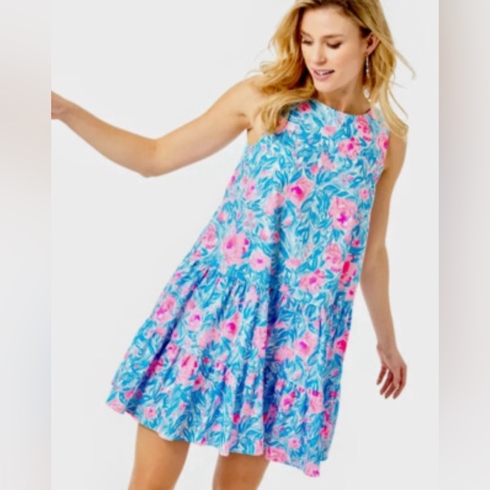 LILLY PULITZER SIZE XXS TRINA MY LITTLE PEONY DRESS